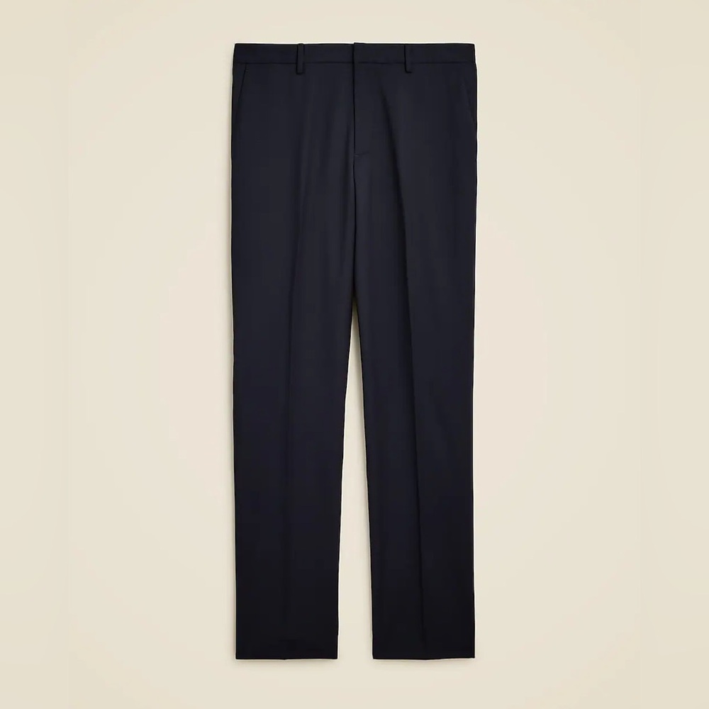 36x32 NWT J Crew Bowery Dress Pant Wool Blend Men’s Navy Slim Fit BQ424